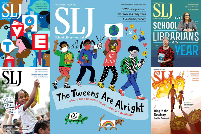 SLJ covers-animated slide show