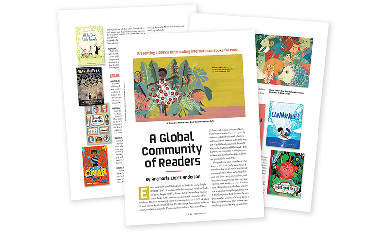 Graphic representation of USBBY article pages