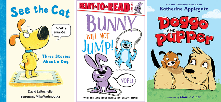 3 beginning readers book covers