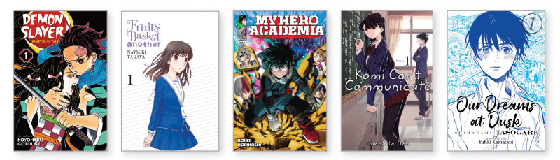 Lot of 12 Graphic Novel Comic Books Manga Anime
