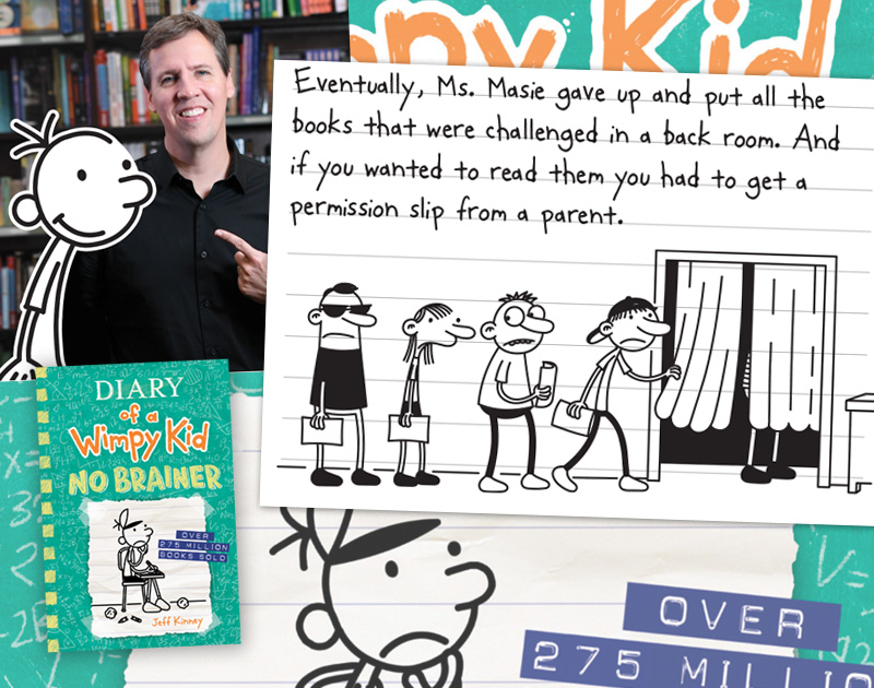 Jeff Kinney to Honor Librarians in Nationwide Tour for Next Wimpy Kid Book,  'No Brainer.' SLJ Has the Exclusive Excerpt.