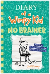 Cover of No Brainer, upcoming release in the Wimpy Kid series.