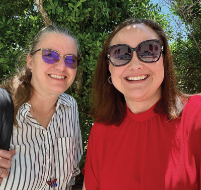 Lynette Mejía (left) and Amanda Jones, led the coalition