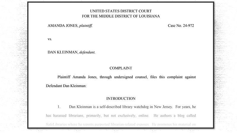 From the coversheet of the lawsuit