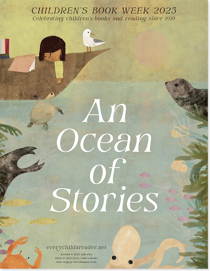 Julie FLett Children's Book Week 2025 poster
