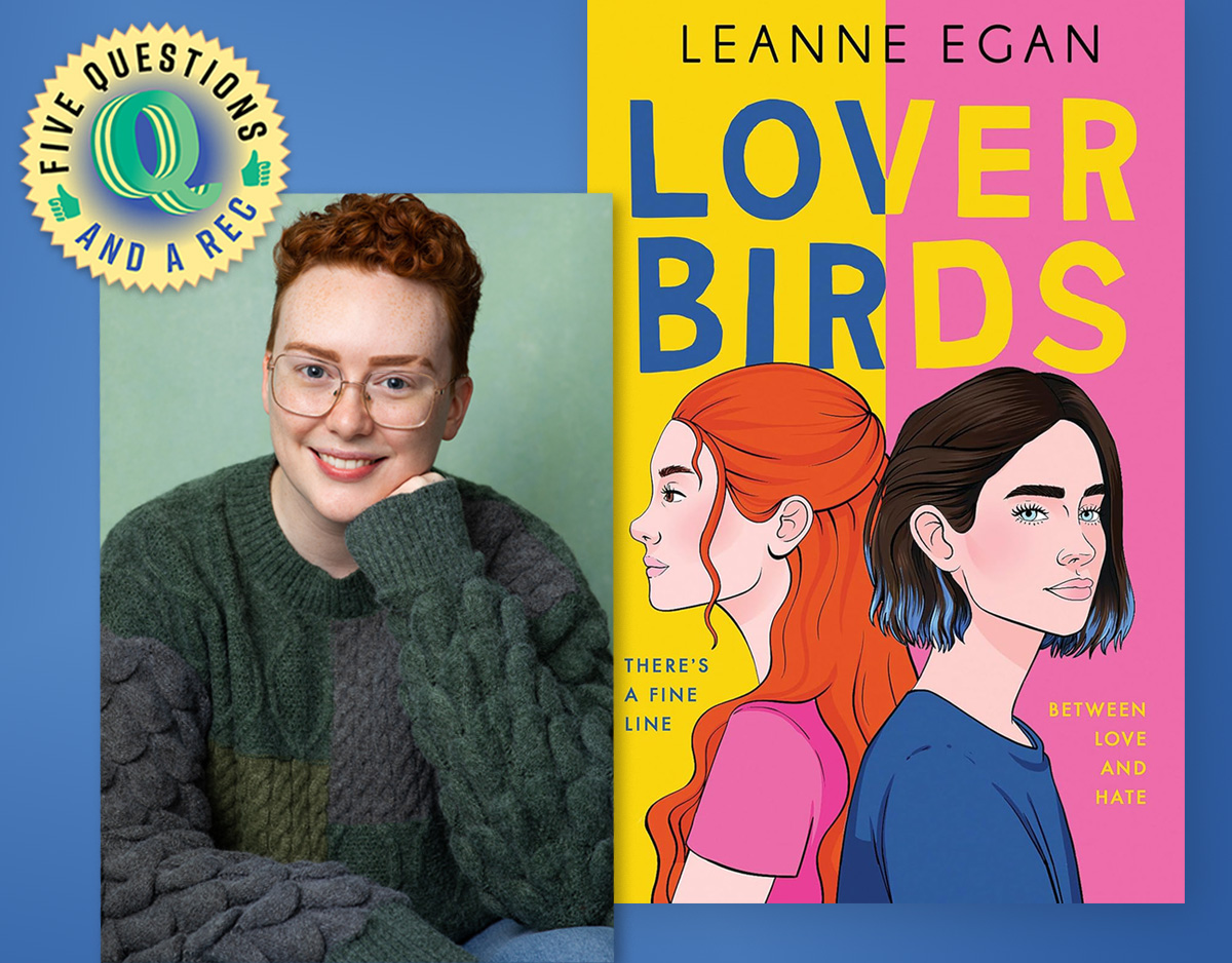 5Q-Leon Egan headshot and book cover